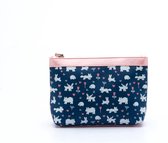 Zebra Meisjes tassen Zebra Toilettas Forest blauw ONE