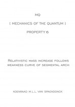 MQ [ Mechanics of the Quantum ] - Property 6 : Relativistic mass increase follows weakness curve of segmental arch