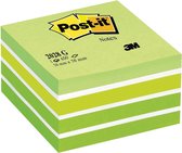 Post-it® Notes, Kubus, Pastelgroen, 76 x 76 mm, 450 Blaadjes/Kubus