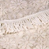 Tuintafelkleed Foam Unique Outdoor 160cm rond Off White