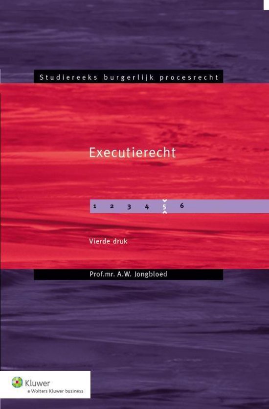 Studiereeks burgerlijk procesrecht 5 - Executierecht - cover