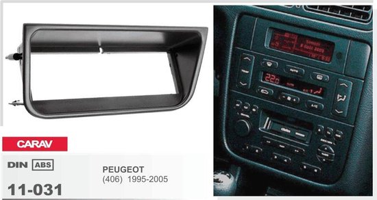 1-DIN PEUGEOT (406) 1995-2005 panneau d'installation Audiovolt 11-031 | bol