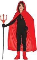 Halloween Rode Halloween verkleedcape met capuchon voor kinderen
