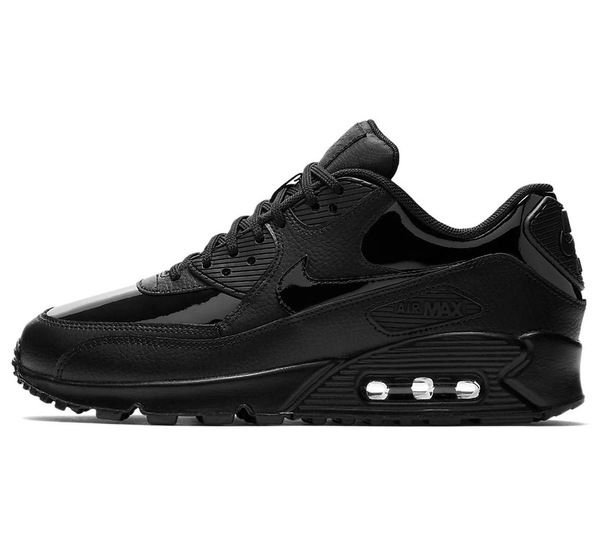 bol.com | Nike Air Max 90 Leather Sneakers - Maat 38 - Vrouwen - zwart