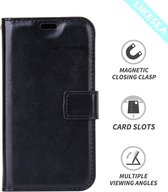 Motorola Moto X4 Portemonnee hoesje - Zwart