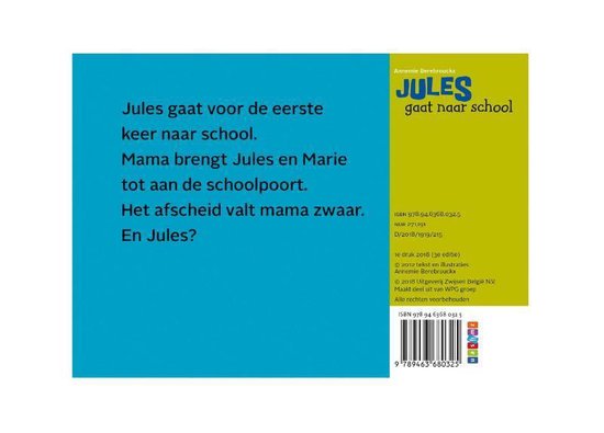 Jules kartonboekje 1 -   Jules gaat naar school