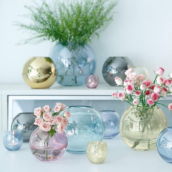 LSA Polka Champagneflute 225 ml Metallic Assorti 4 Stuks