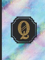 Letter Q Monogram Notebook