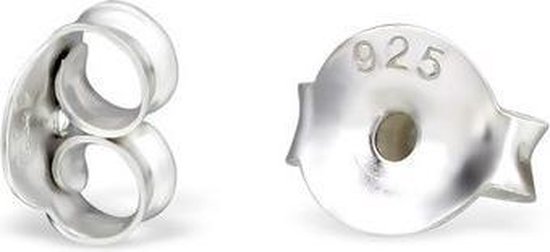 Achterkantjes voor oorbellen zilver 4 stuks|blingdings | bol.com
