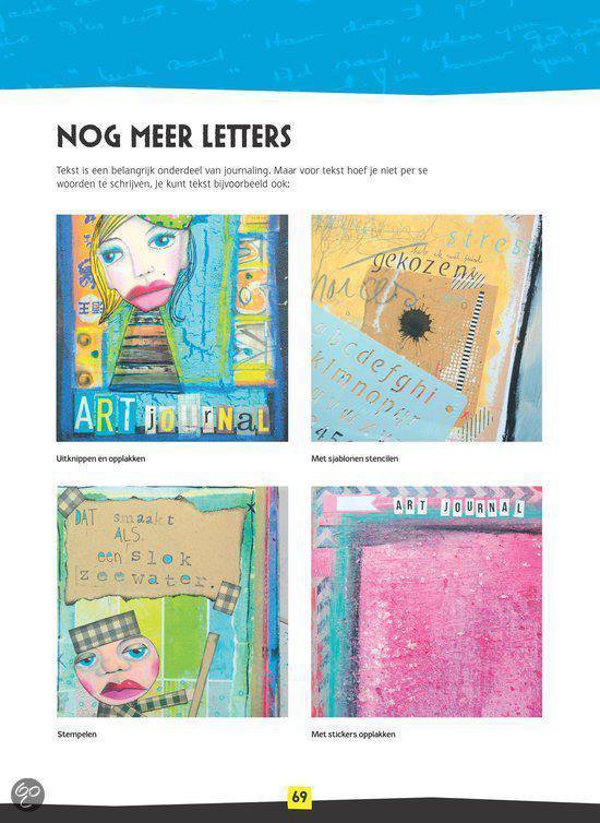 Art journaling en mixed media