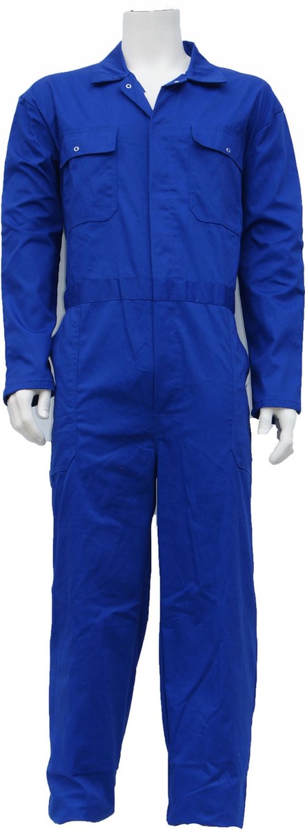 Overall polyester/katoen korenblauw maat 57
