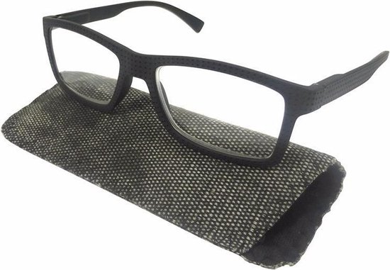 Modieuze leesbril +1.75 zwart met stippen | bol.com