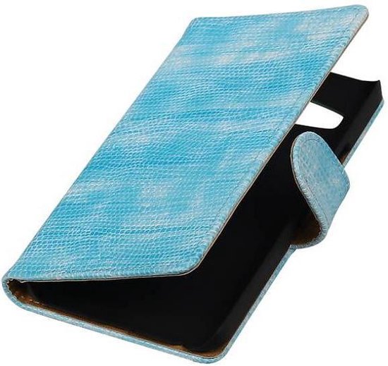 Lizard Bookstyle Wallet Case Hoesjes voor LG Nexus 5X Turquoise | bol.com