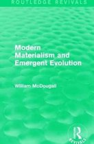 Routledge Revivals- Modern Materialism and Emergent Evolution