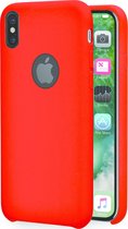 Azuri rubber hoesje - Voor Apple iPhone X en Apple iPhone Xs - Rood