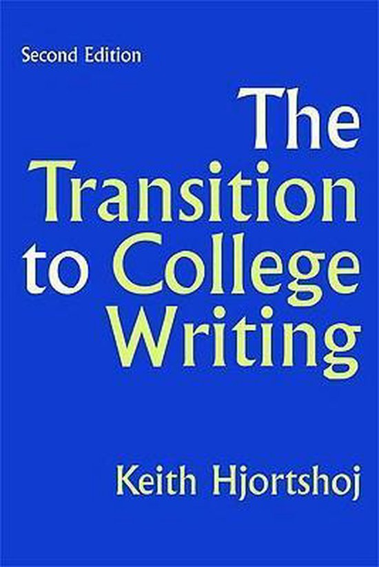 The Transition to College Writing - cover