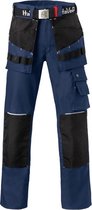 HAVEP Werkbroek Worker Pro 8730 - Indigo Blauw/Zwart/Zilvergrijs - 57