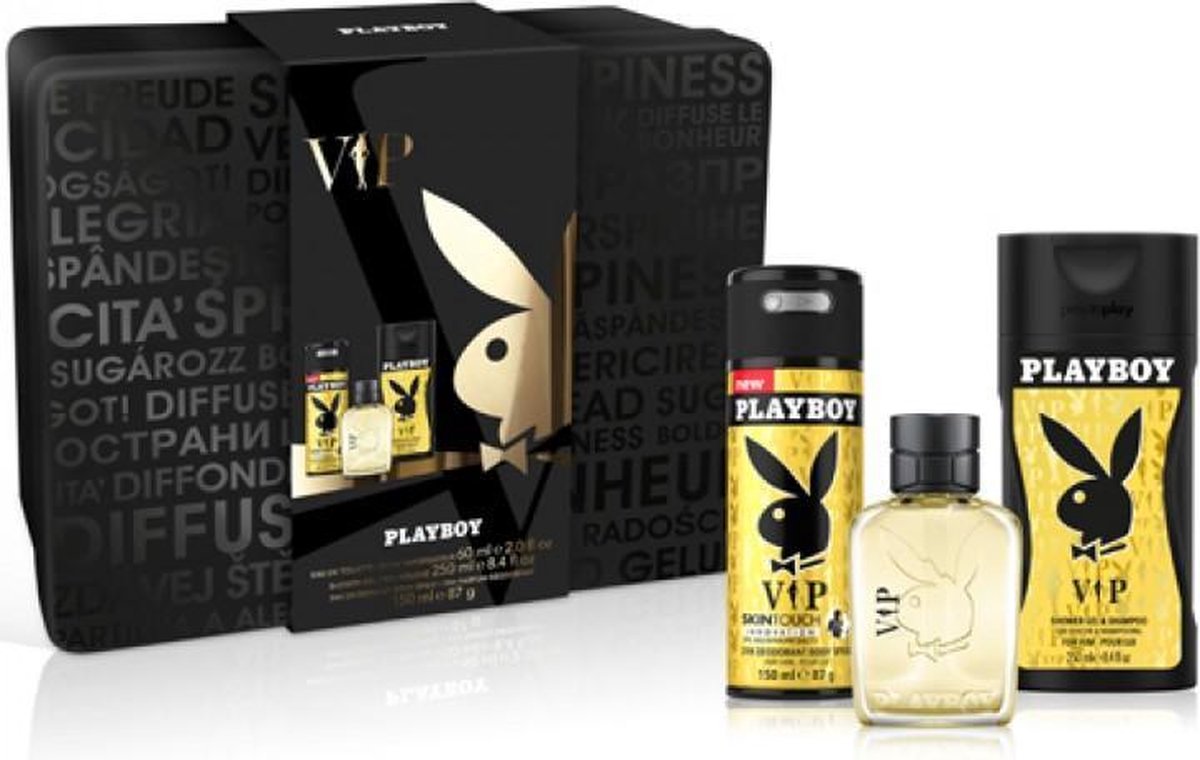Coffret cadeau Playboy VIP luxe - pack de 3 | bol.com