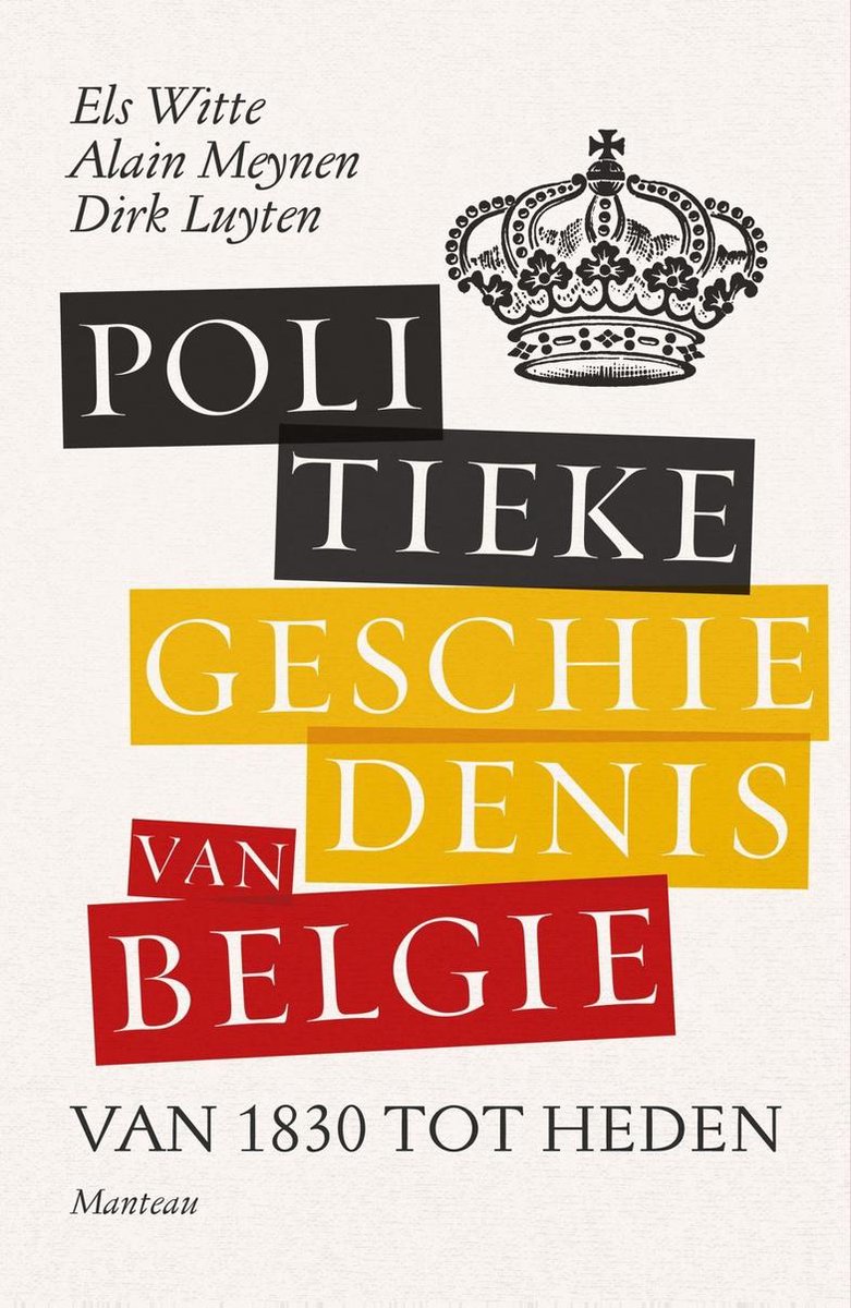 Omslag van Politieke geschiedenis van België
