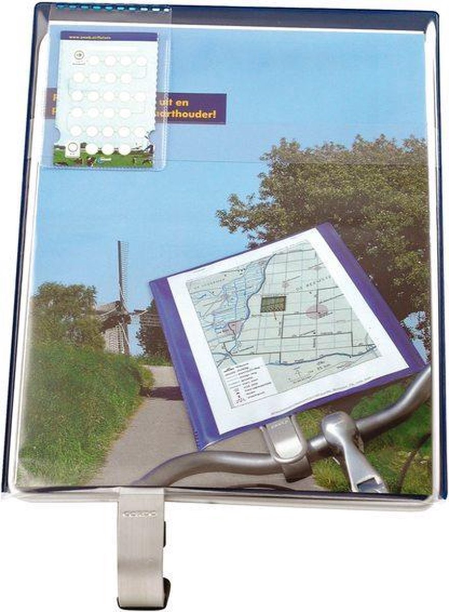 Kaarthouder cordo a4 aluminium fietskaartklem met knooppuntkaarthoude |  bol.com