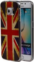 Britse Vlag TPU Hoesje voor Galaxy S6 Edge G925F UK