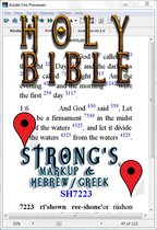 Holy Bible (KJV) with Strong's Markup and Hebrew/Greek Dictionaries (Fast Navigation, Search with NCX and Chapter Index)