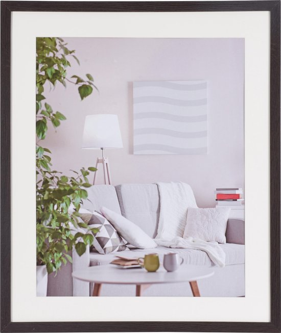 Fotolijst - Henzo - Modern - Fotomaat 50x60 cm - Donkerbruin