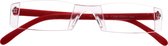 Lifetime-vision Leesbril Zonder Frame Unisex Rood Sterkte +3.00