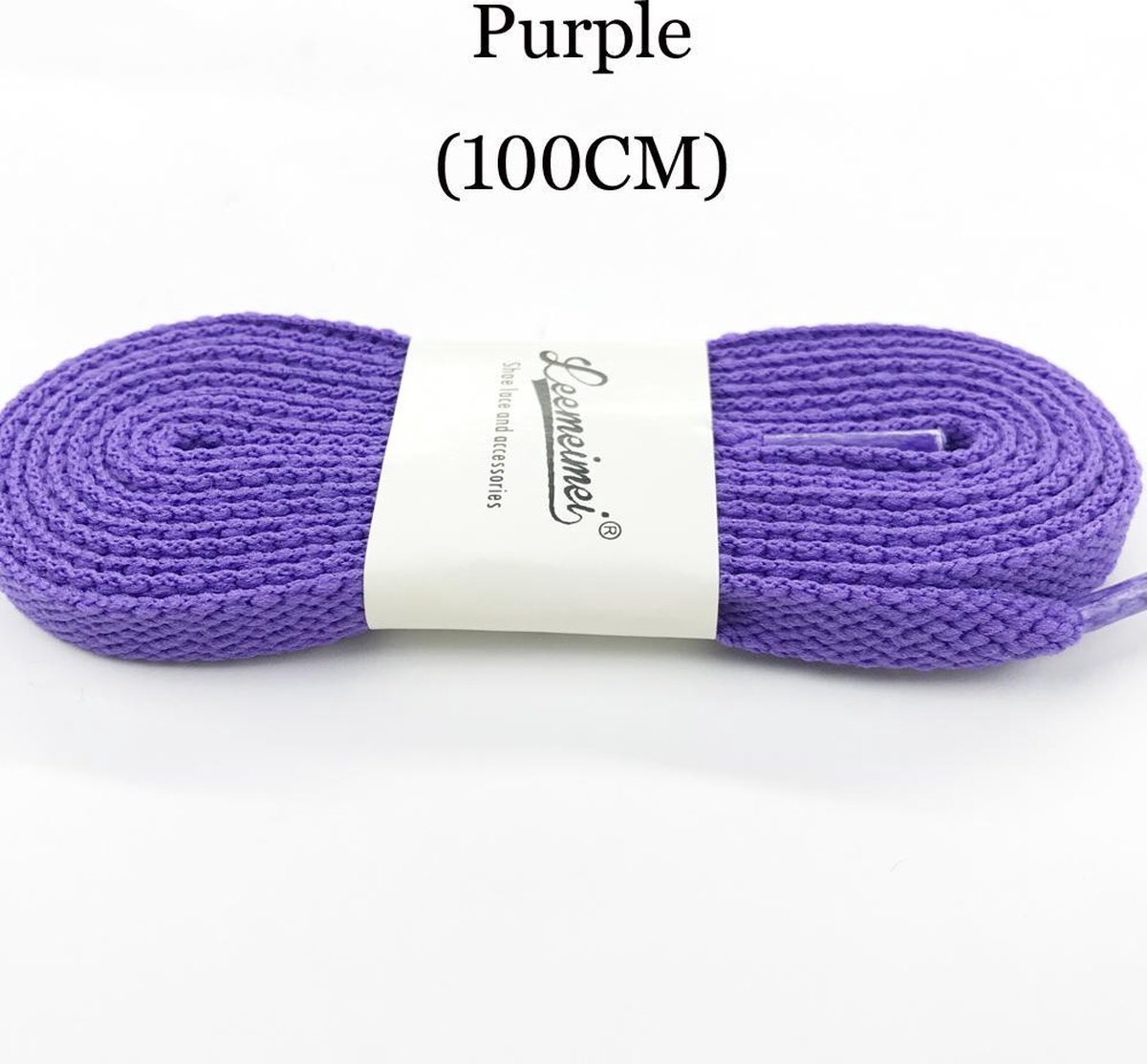 2 Paar mooie Schoenveters - 100 cm - Paars - Veter - Lace - Strikken - Kleur