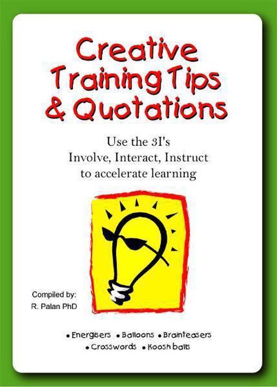 Creative Training Tips & Quotations - cover