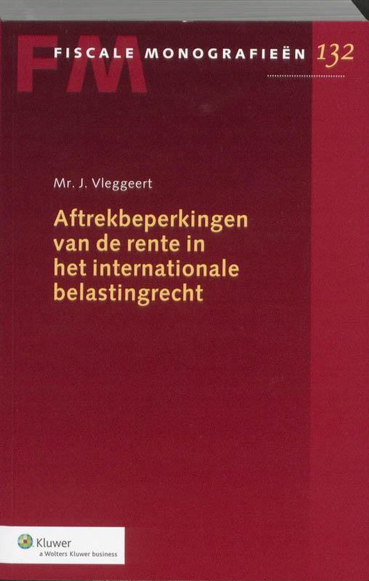 Aftrekbeperkingen van de rente in het internationale belasti ... - cover