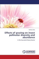 Effects of grazing on insect pollinator diversity and abundance