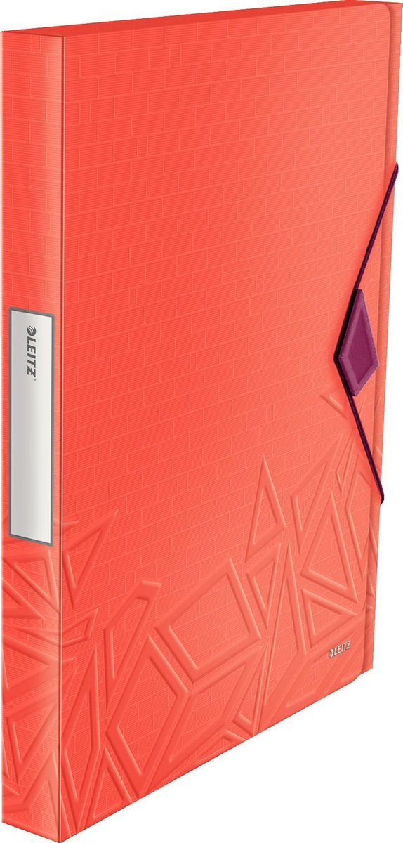 Leitz Urban Chic Documentbox Kunststof - A4 - Rood