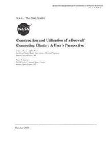 Construction and Utilization of a Beowulf Computing Cluster