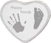 Happy Hands Gips afdruk in blikje Silver