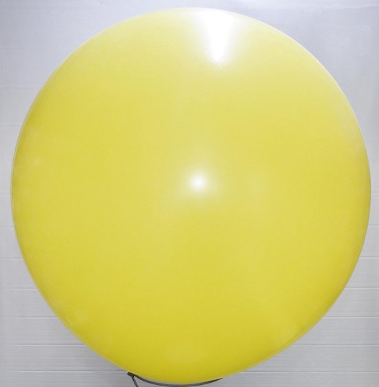 reuze ballon 120 cm 48 inch geel