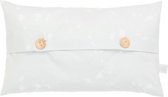 Nanami Kussen 50x30cm Motief IJsschots licht grijs