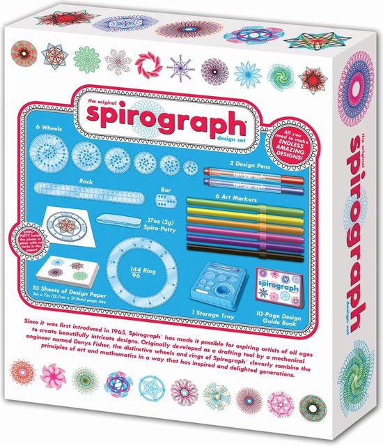 Spirograaf - Design Set In Een Doos - knutselpakket - Spirograph