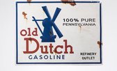 Signs-USA Old Dutch - gasoline - retro wandbord 40 x 30 cm