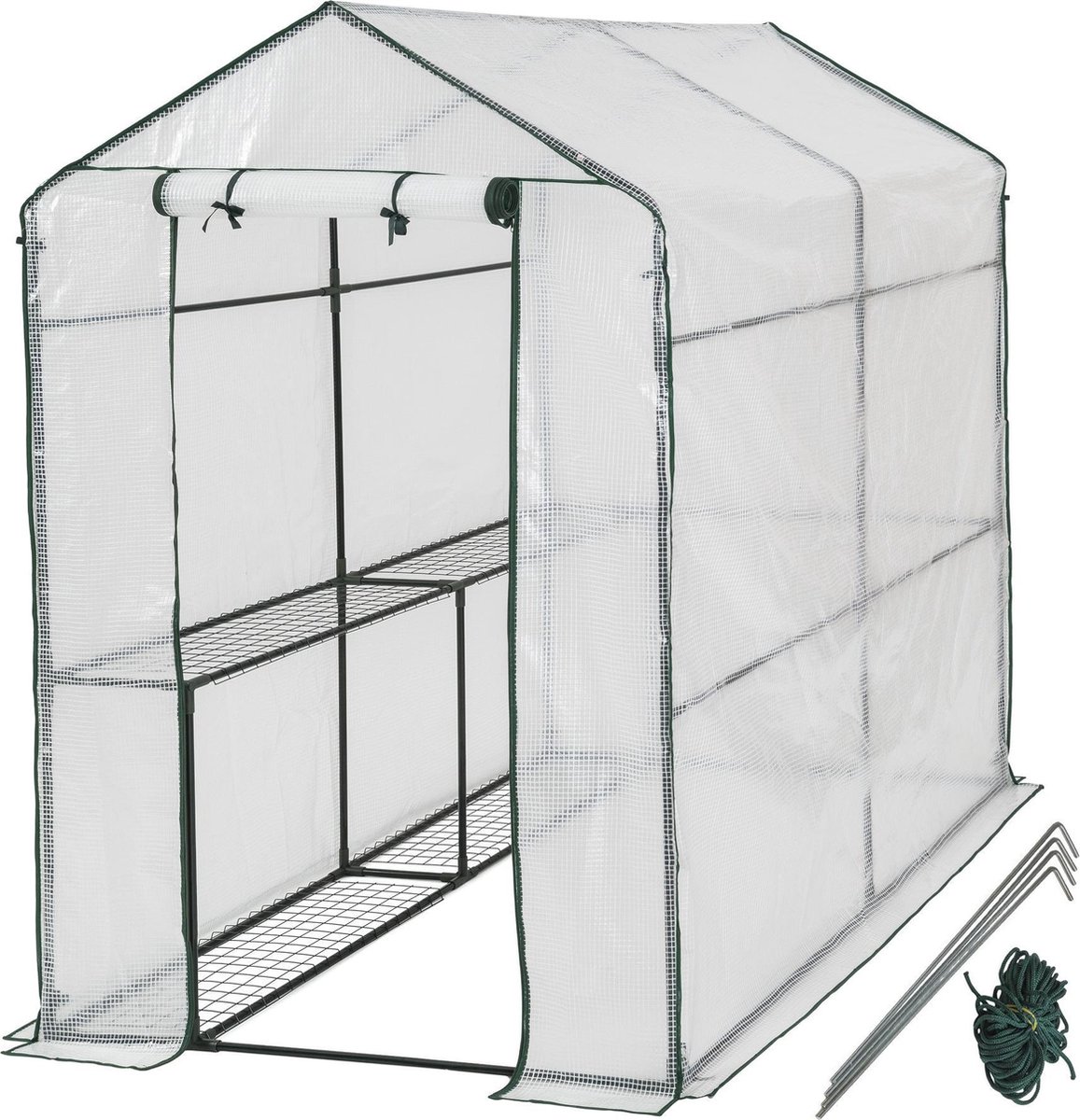Broeikas Hobbykas 186x120x190 cm 401861