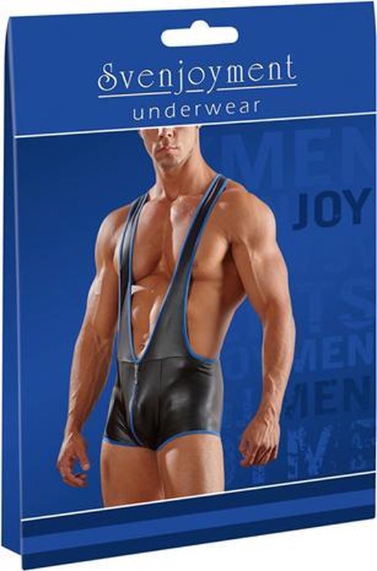 Svenjoyment Heren kort overall L Zwart