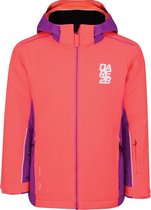 Dare 2b Quell Ski Jas Junior Wintersportjas - Maat 104  - Unisex - oranje/rood/paars