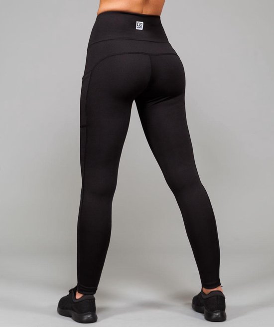 Marrald High Waist Pocket Sportlegging | Zwart - M dames yoga fitness legging - Marrald