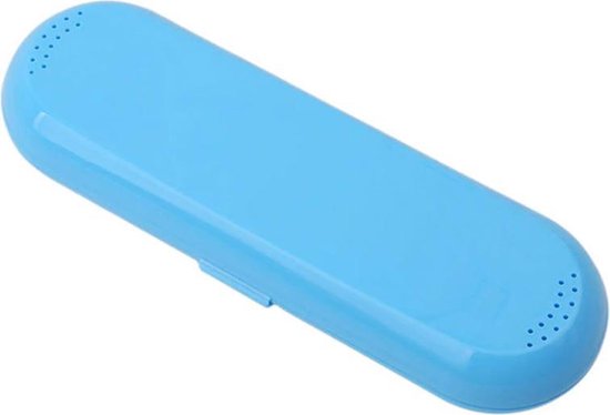 Tandenborstel Case - Reisetui voor Elektrische Tandenborstel - 22 cm -  Lichtblauw | bol.com
