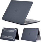 Macbook Case voor New MacBook Air 2018 13 inch (A1932) - Laptopcover - Matte Zwart