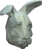 Verkleedmasker Latex - Masker Konijn 'Low Poly Bunny' - Konijnen masker - Halloween