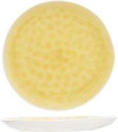 Cosy&Trendy Spirit Mustard Plat Bord - Ø 27 cm - Set-3