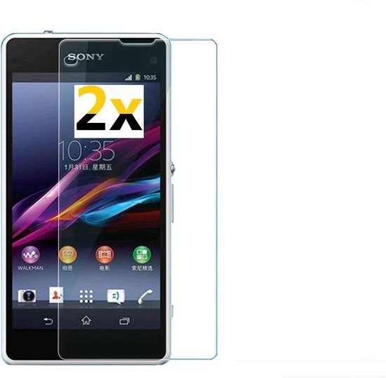 Protecteur d'écran en verre 2 pièces - Tempered Glass pour Sony Xperia Z1  Compact | bol.com