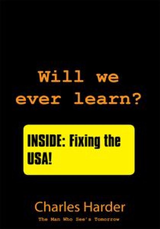 Will We Ever Learn? - cover