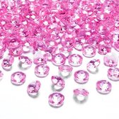 Tafel diamant donker roze 12mm